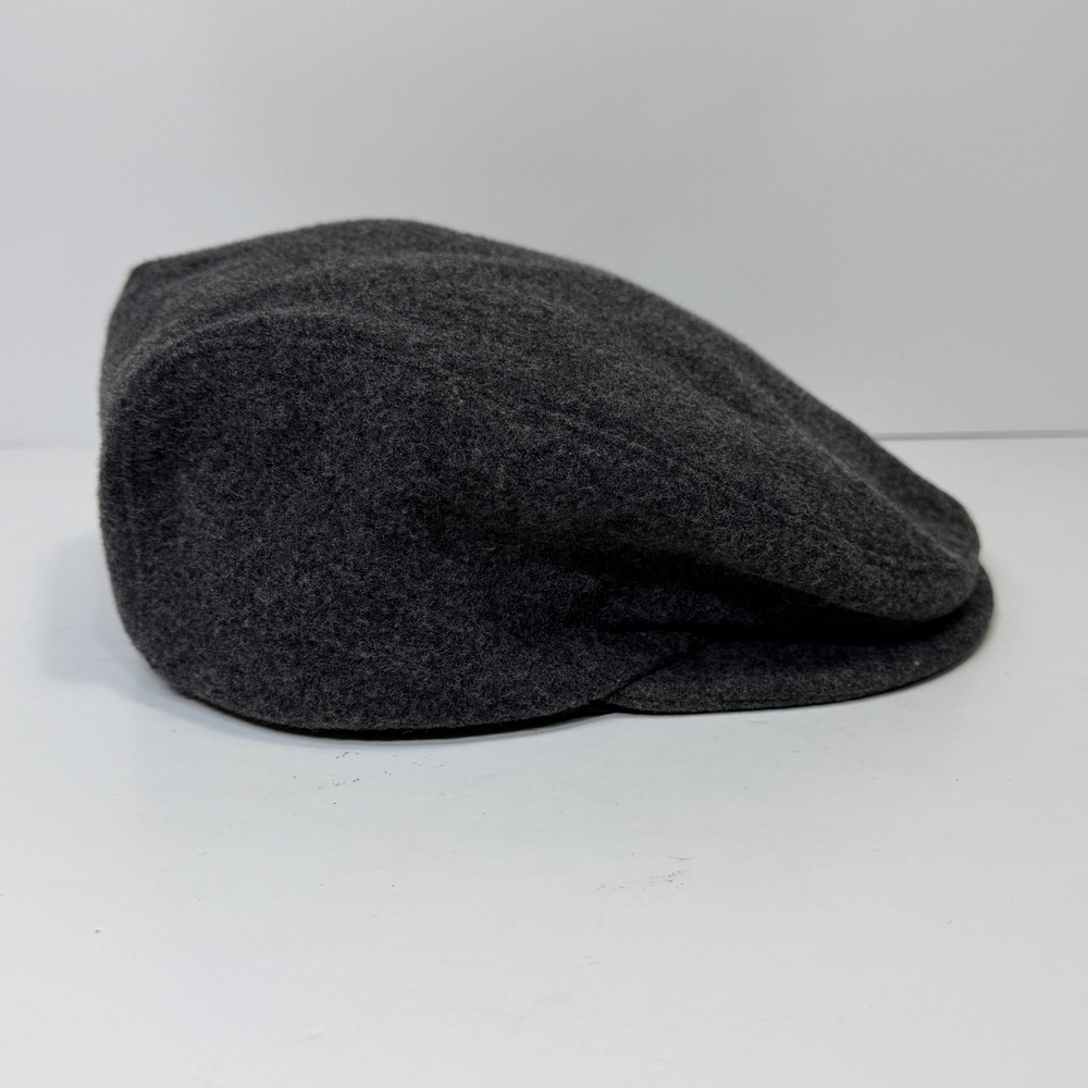Vtg 50s Pendleton Pure Virgin Wool Ear Flap Cap Men M Gray Wool Heritage Newsboy